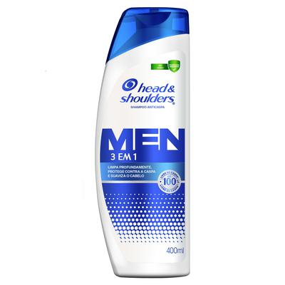 Shampoo Head e Shoulders Men 3 em 1 400ml